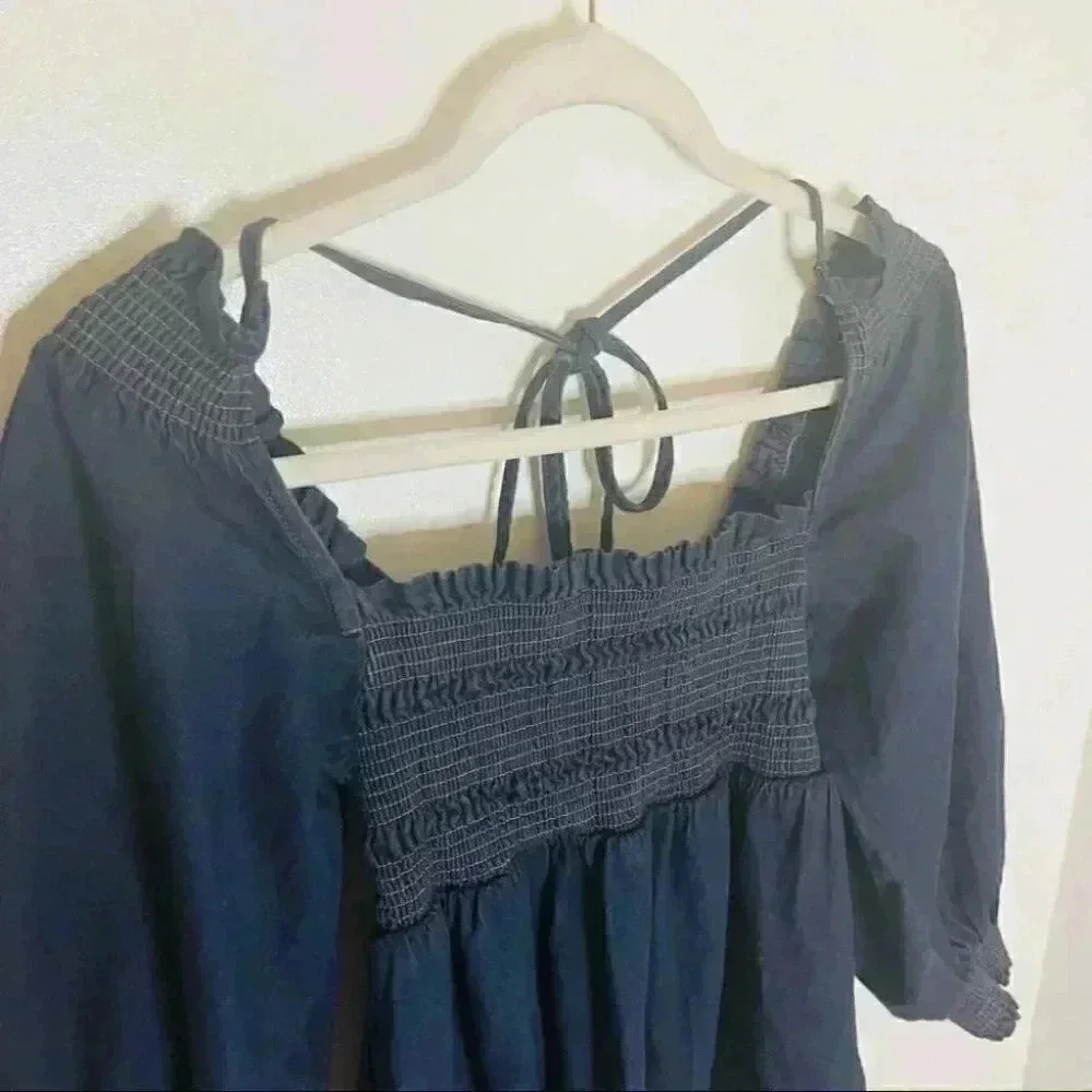 NEW Free People This Is Everything Mini Denim Dress